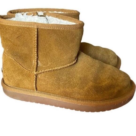 Uggs girls, chestnut brown ankle, zip boot size for - Picture 1 of 5
